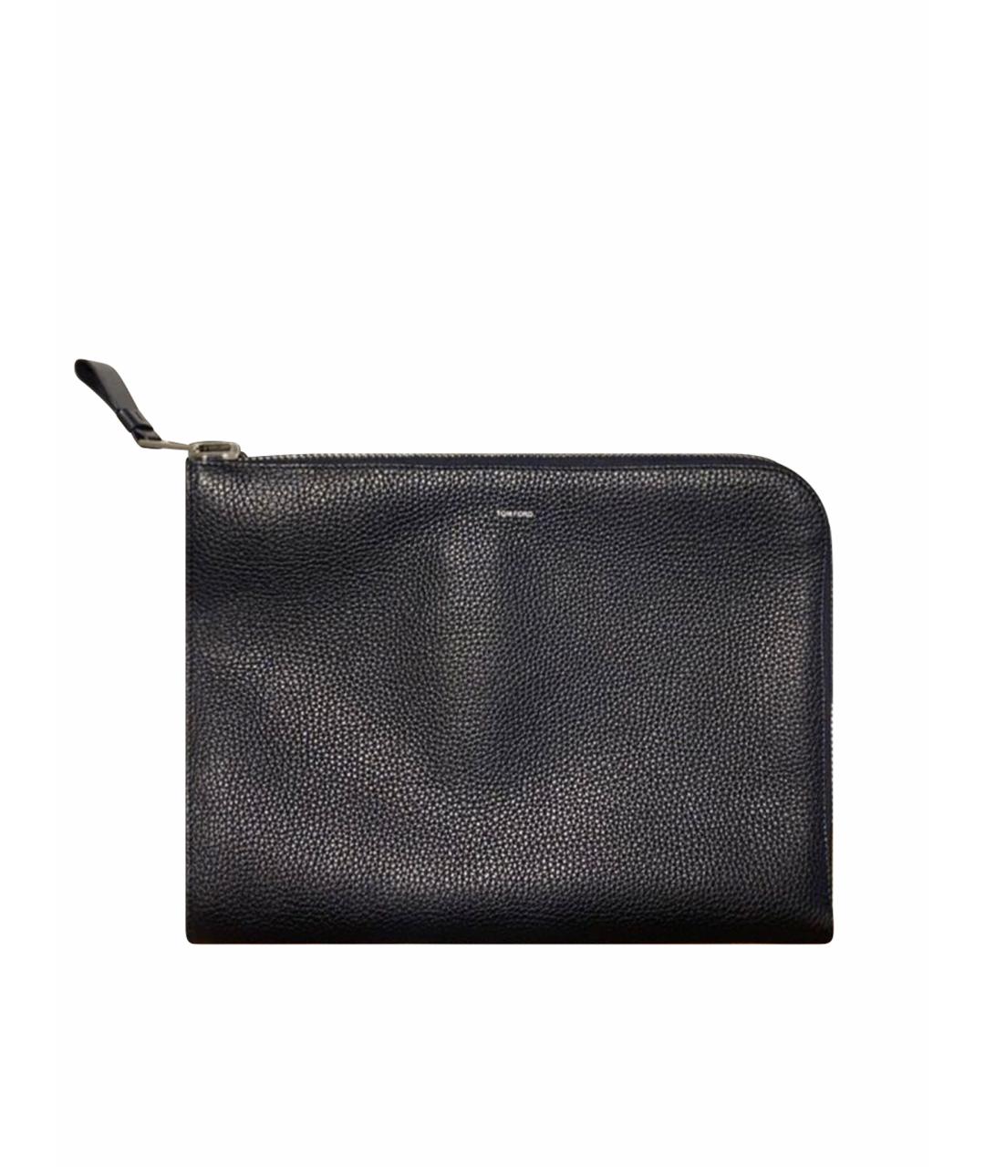 TOM FORD Черная кожаная папка для документов, фото 8