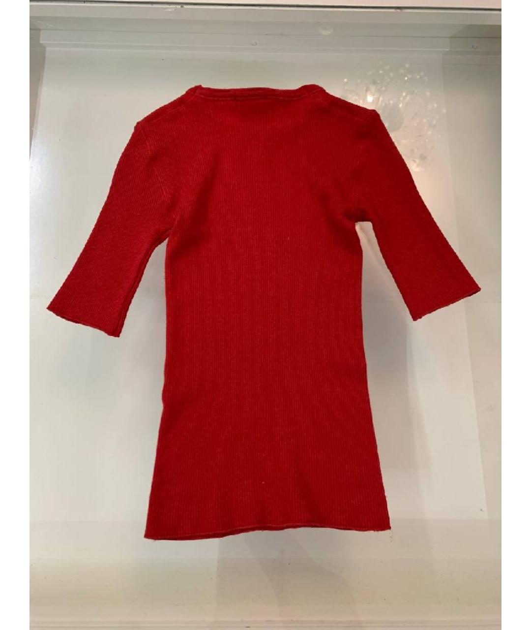 LOUIS VUITTON Красный шерстяной джемпер / свитер, фото 4