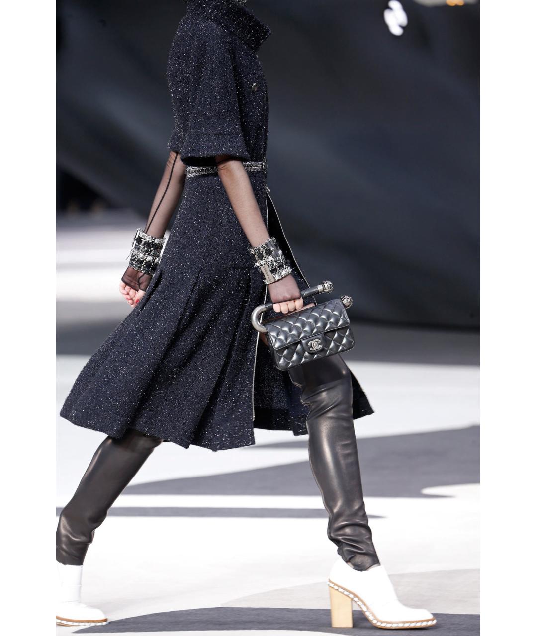 CHANEL Черное твидовое платье, фото 3