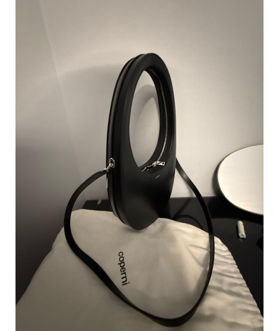 COPERNI Черная кожаная сумка через плечо, фото 2