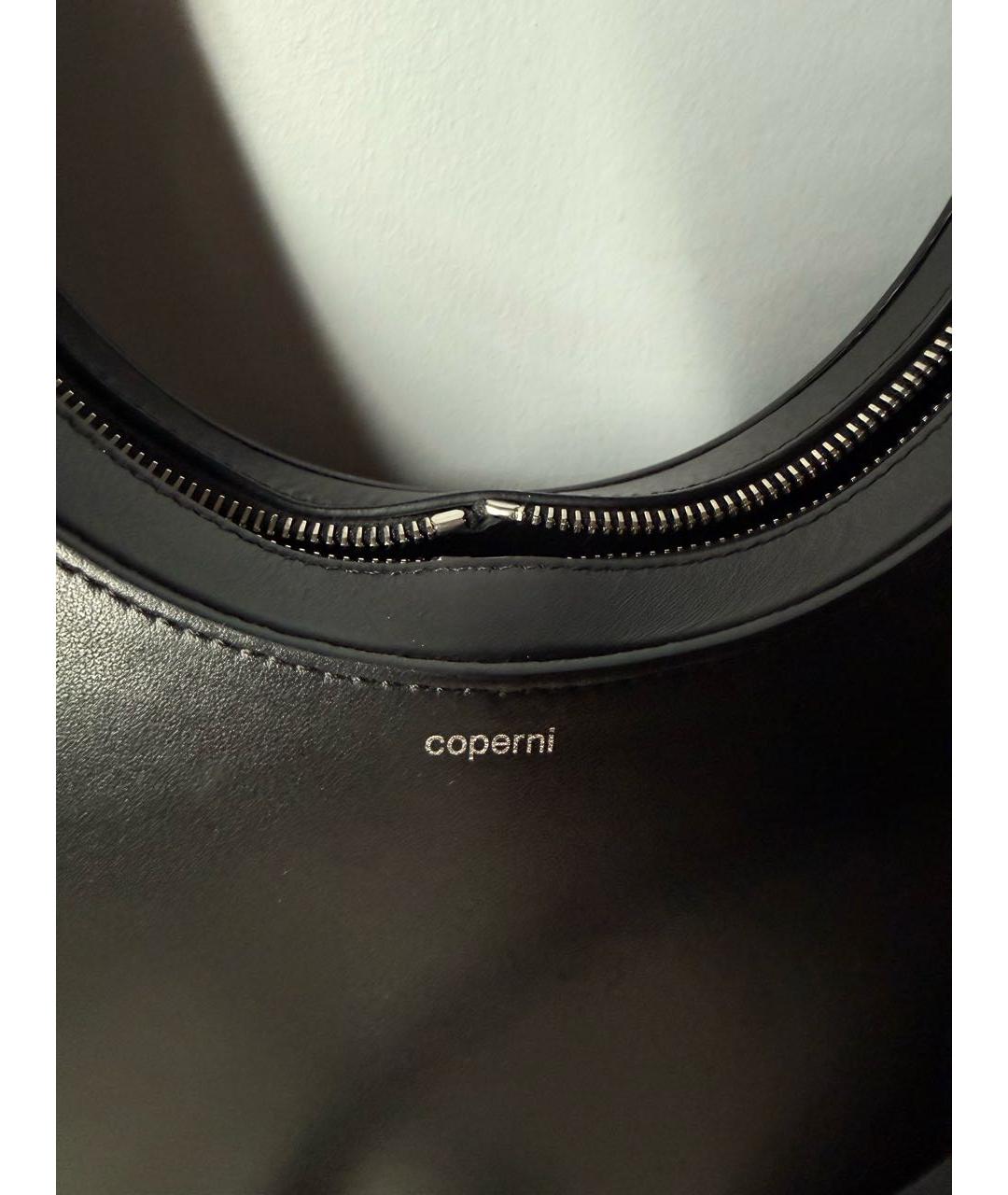COPERNI Черная кожаная сумка через плечо, фото 8