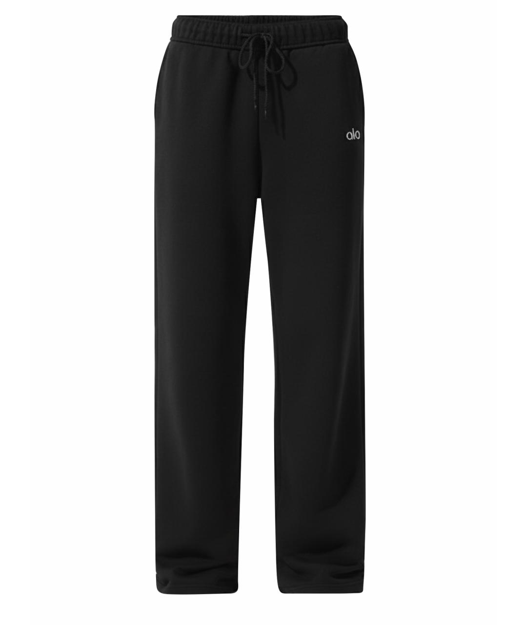 ALO YOGA Черные хлопковые спортивные брюки и шорты, фото 1