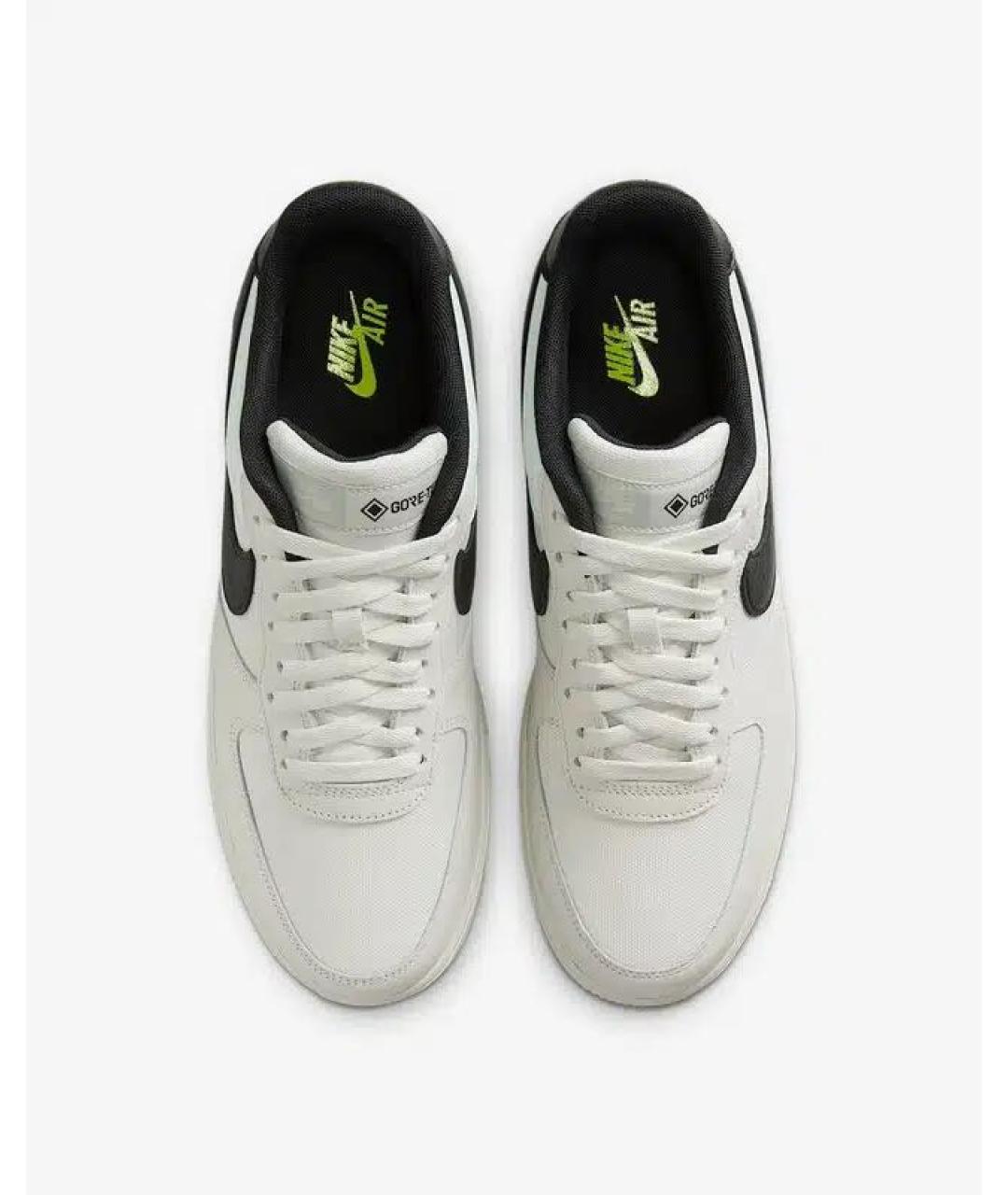 NIKE Белые кожаные низкие кроссовки / кеды, фото 3