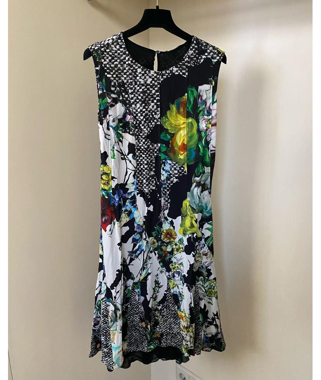 ROBERTO CAVALLI Мульти вискозное коктейльное платье, фото 7