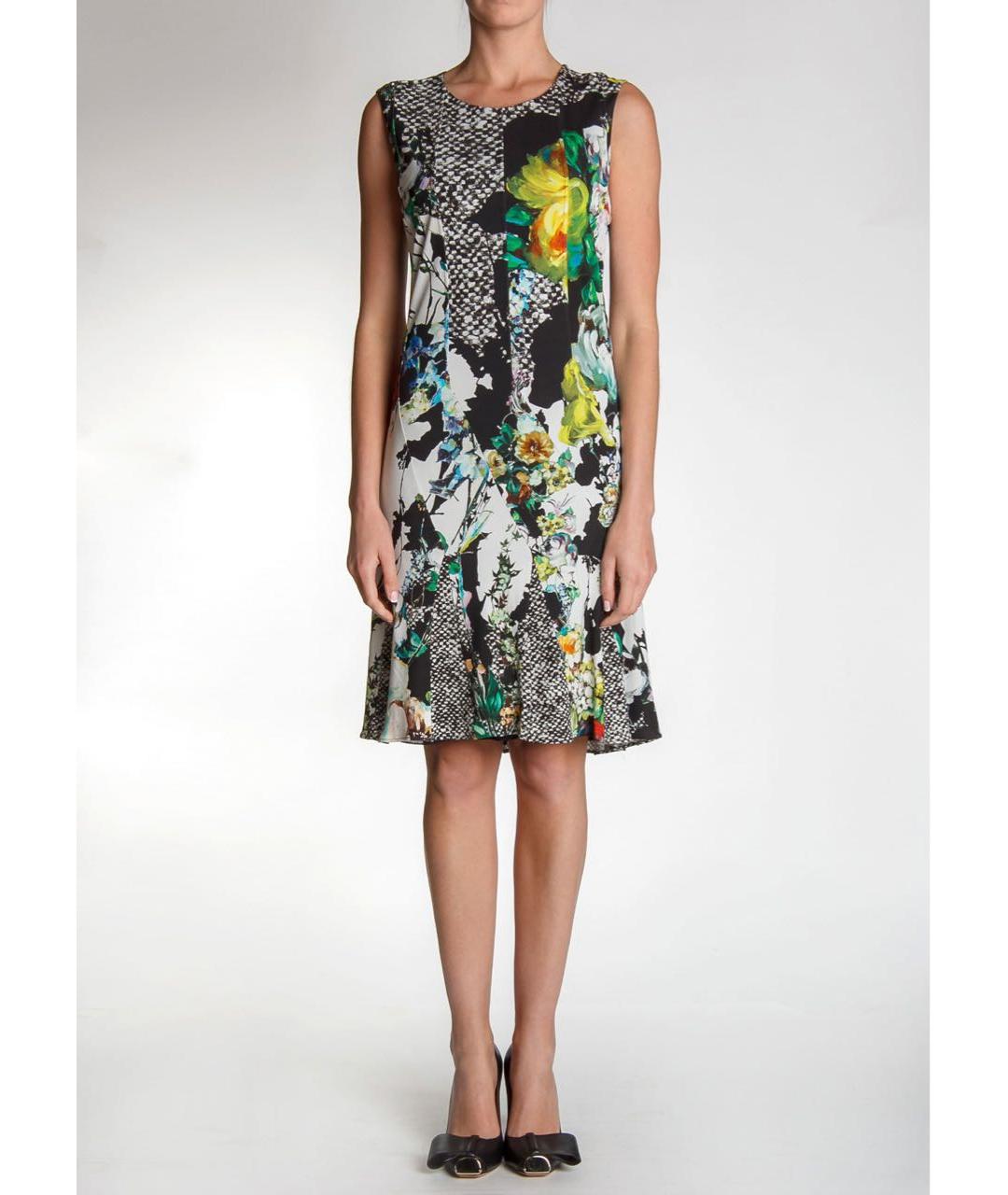 ROBERTO CAVALLI Мульти вискозное коктейльное платье, фото 5
