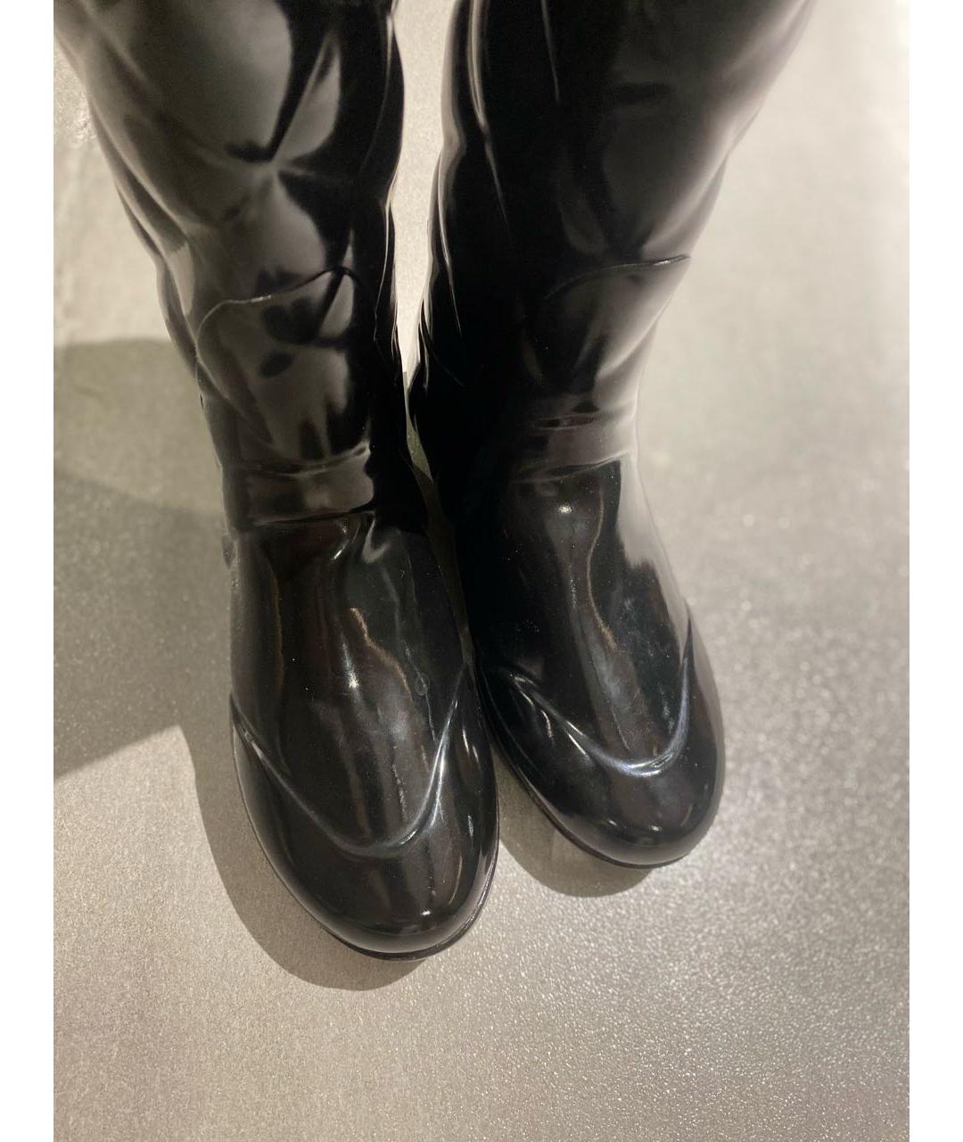 HUNTER Черные резиновые сапоги, фото 3