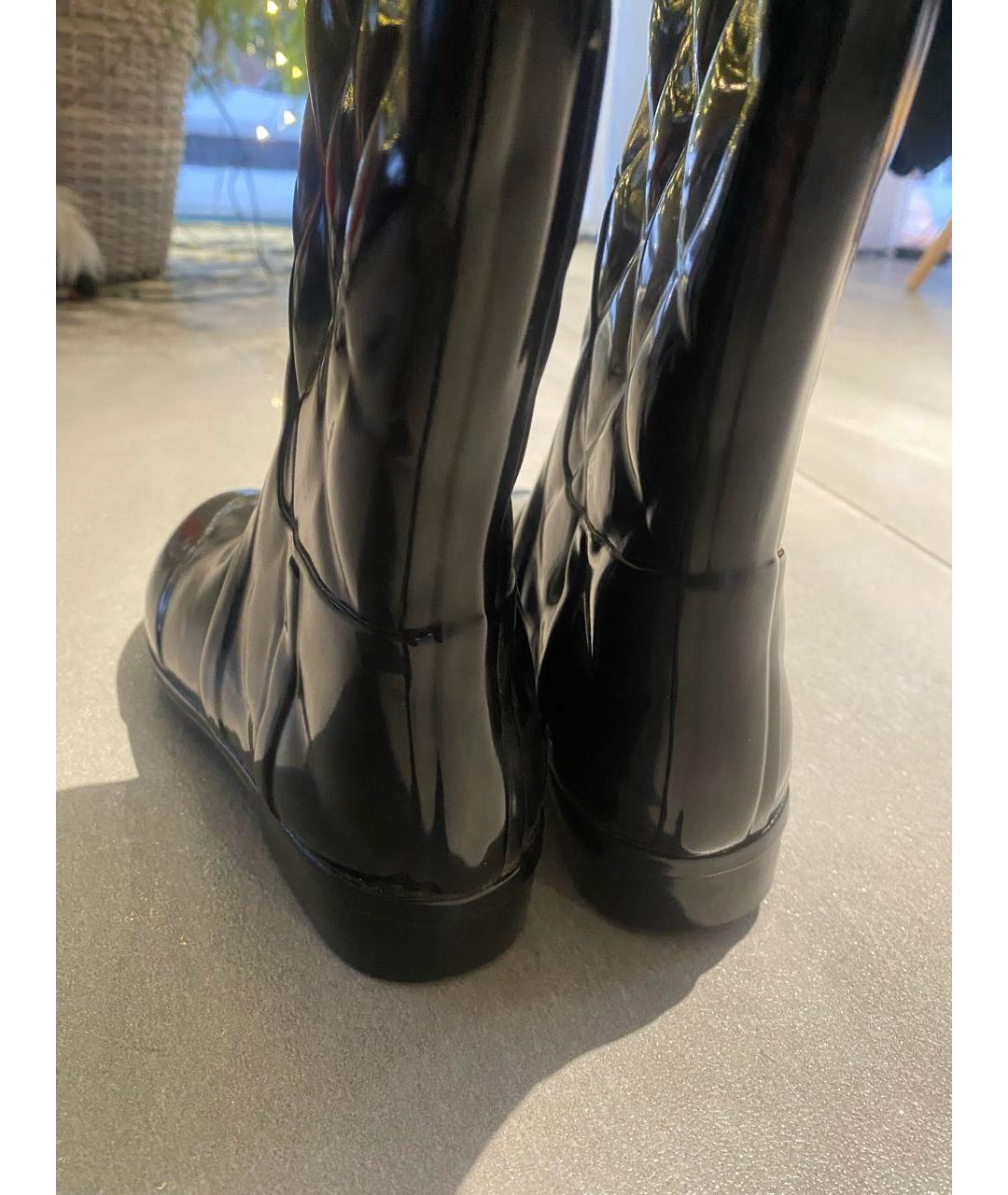HUNTER Черные резиновые сапоги, фото 4