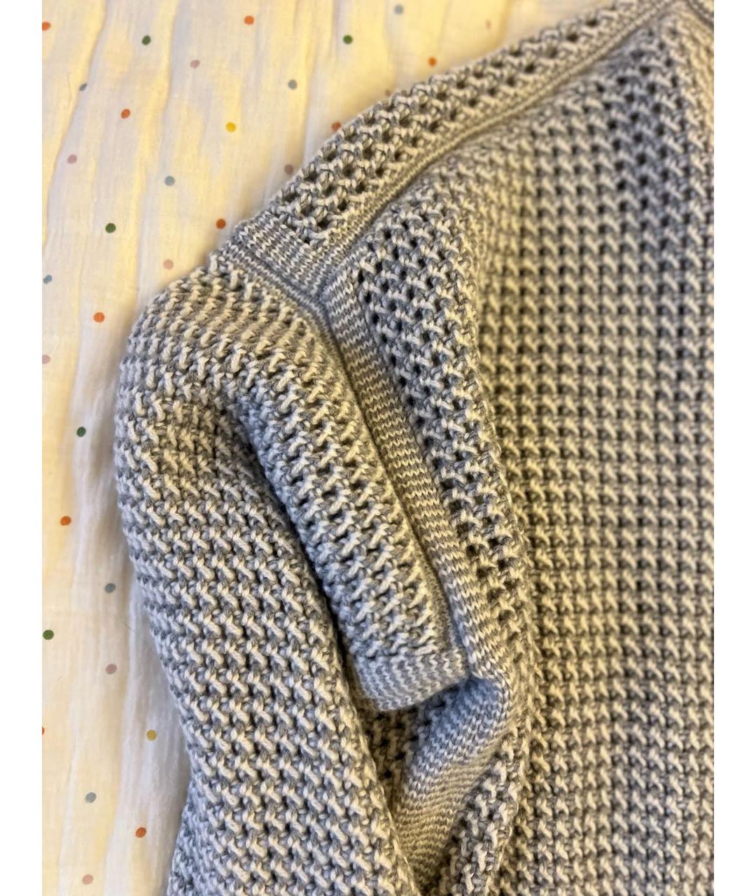 JIL SANDER Серый кашемировый кардиган, фото 5