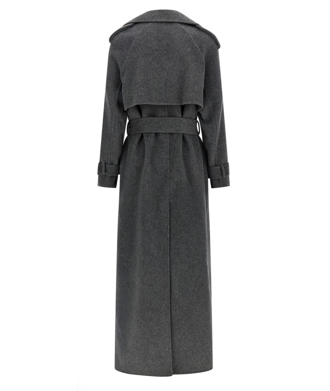 GIUSEPPE DI MORABITO Серое шерстяное пальто, фото 2