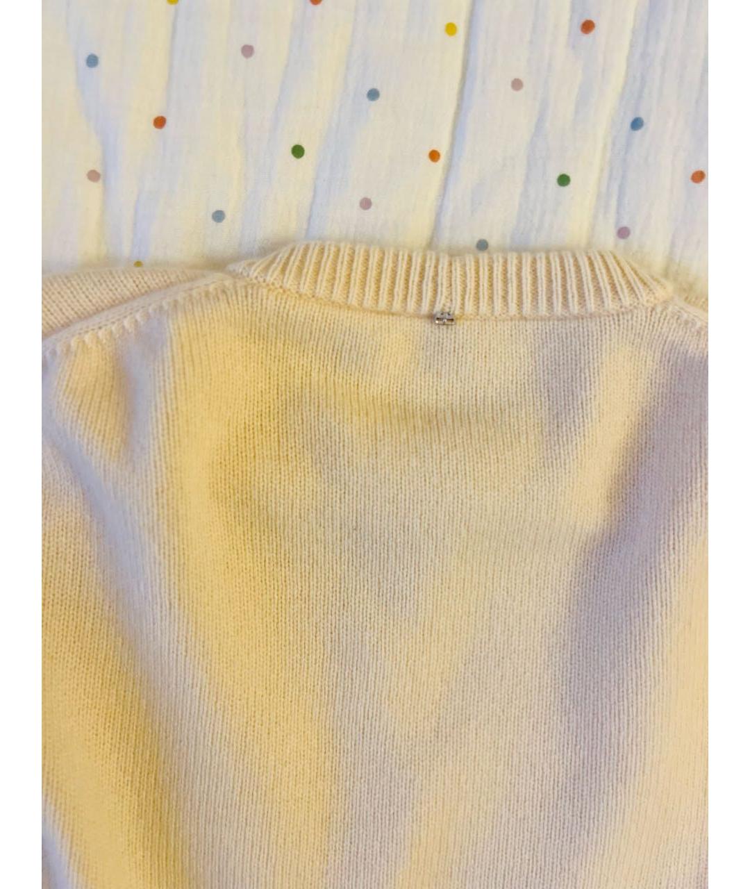 SPORTMAX Желтый кашемировый джемпер / свитер, фото 3