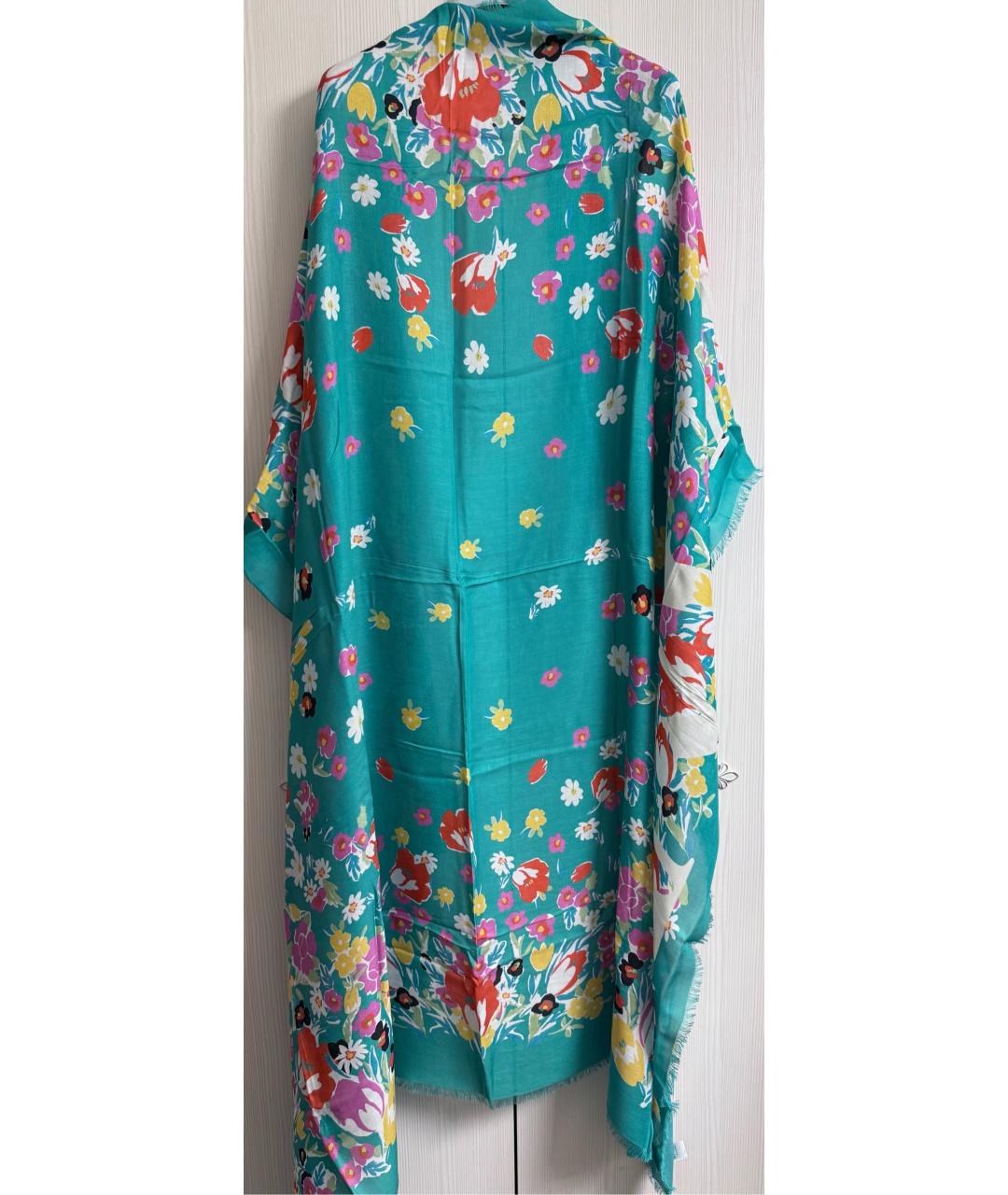 LANVIN Зеленый платок, фото 5