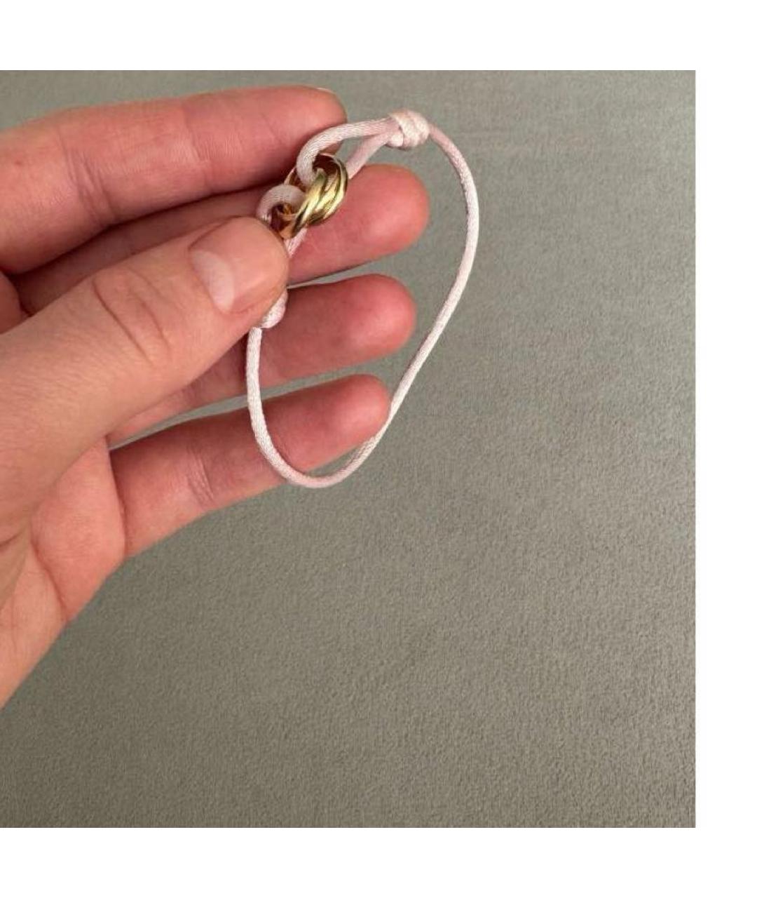 CARTIER Розовый браслет из желтого золота, фото 2