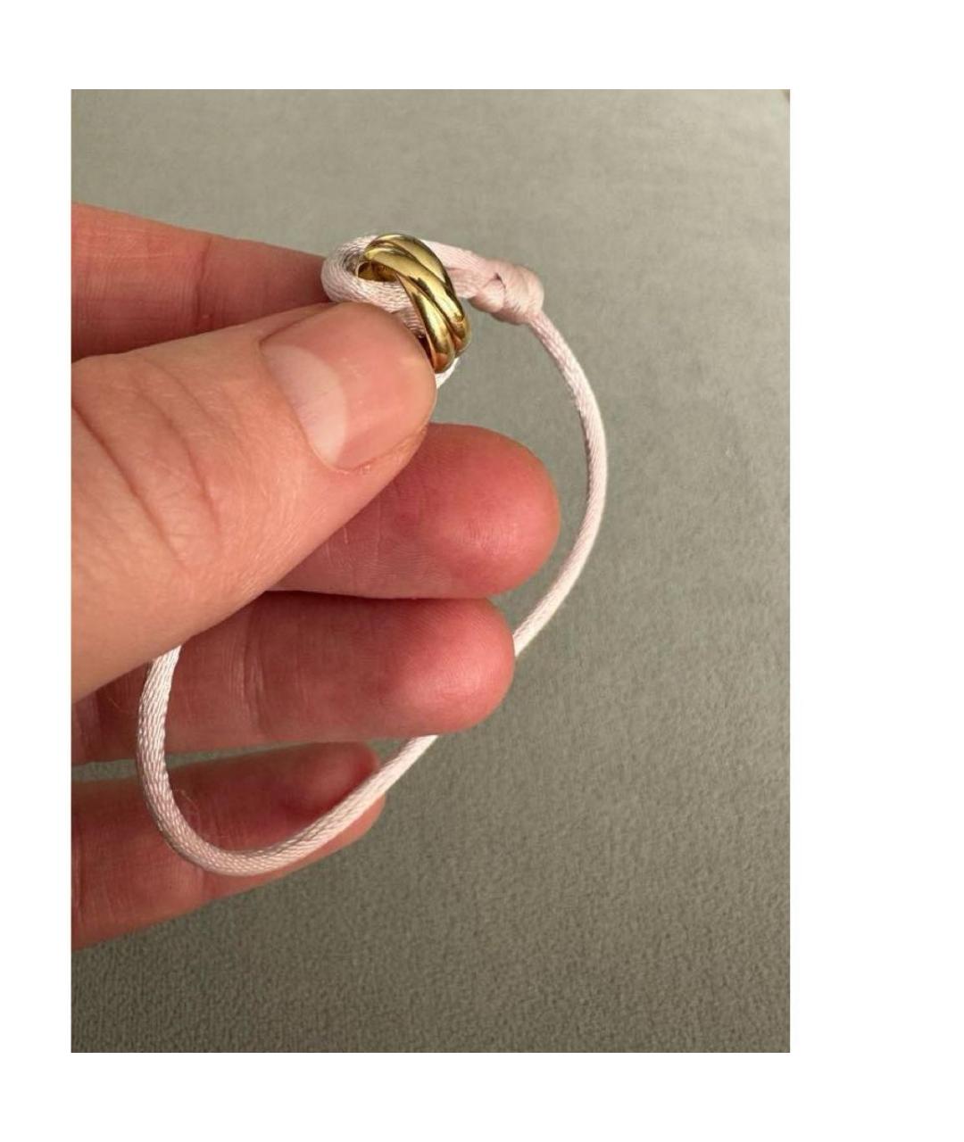 CARTIER Розовый браслет из желтого золота, фото 3
