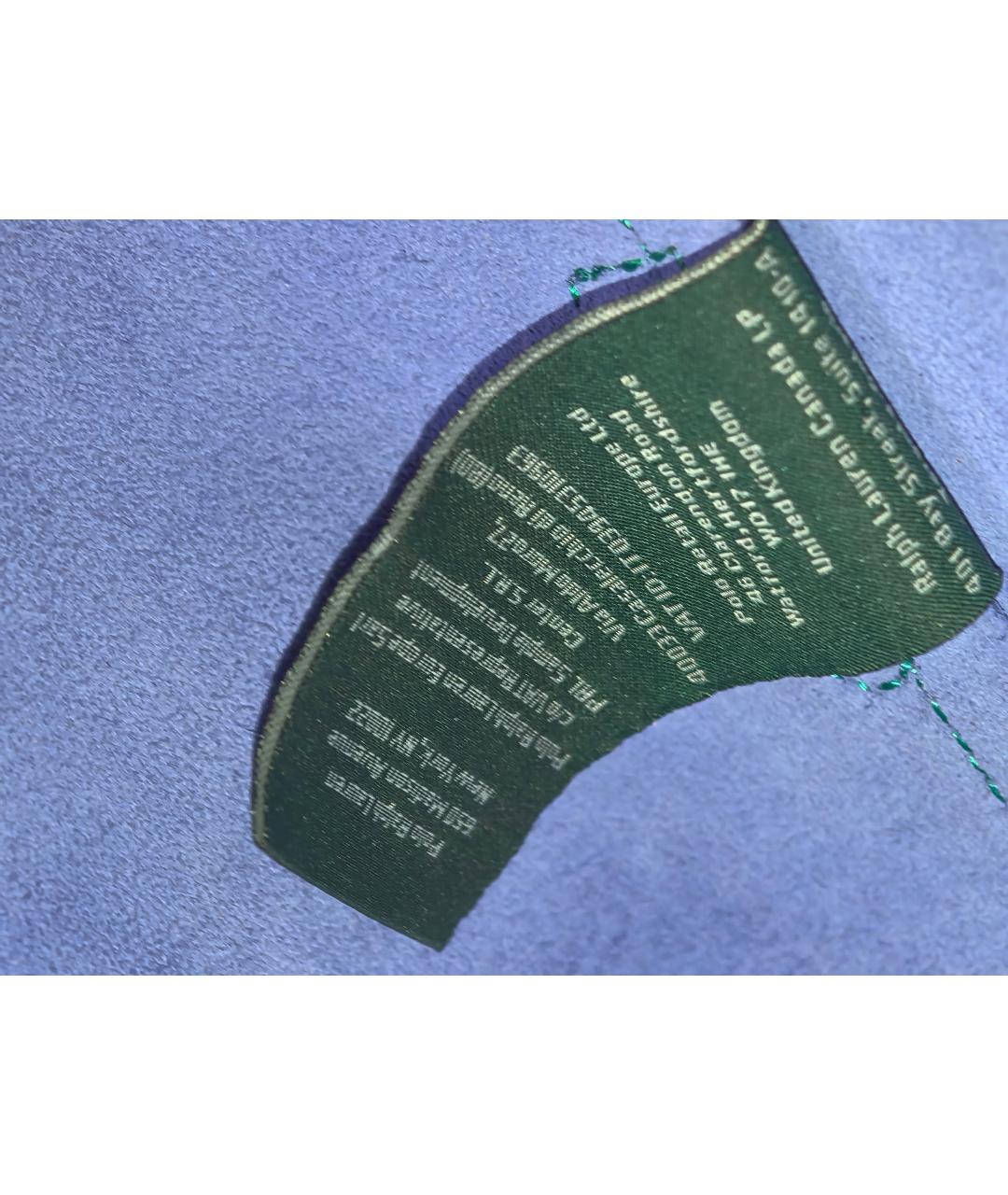 RRL Синяя кожаная сумка через плечо, фото 3