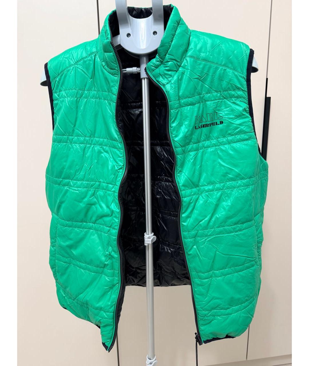 KARL LAGERFELD Черный полиамидовый жилет, фото 7