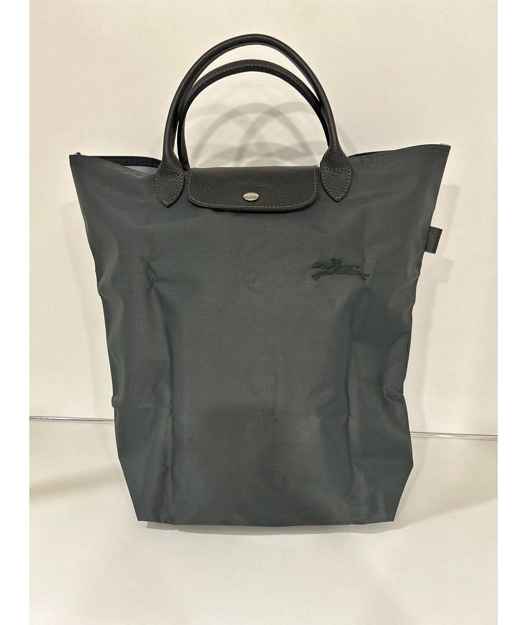 LONGCHAMP Серая синтетическая дорожная/спортивная сумка, фото 8