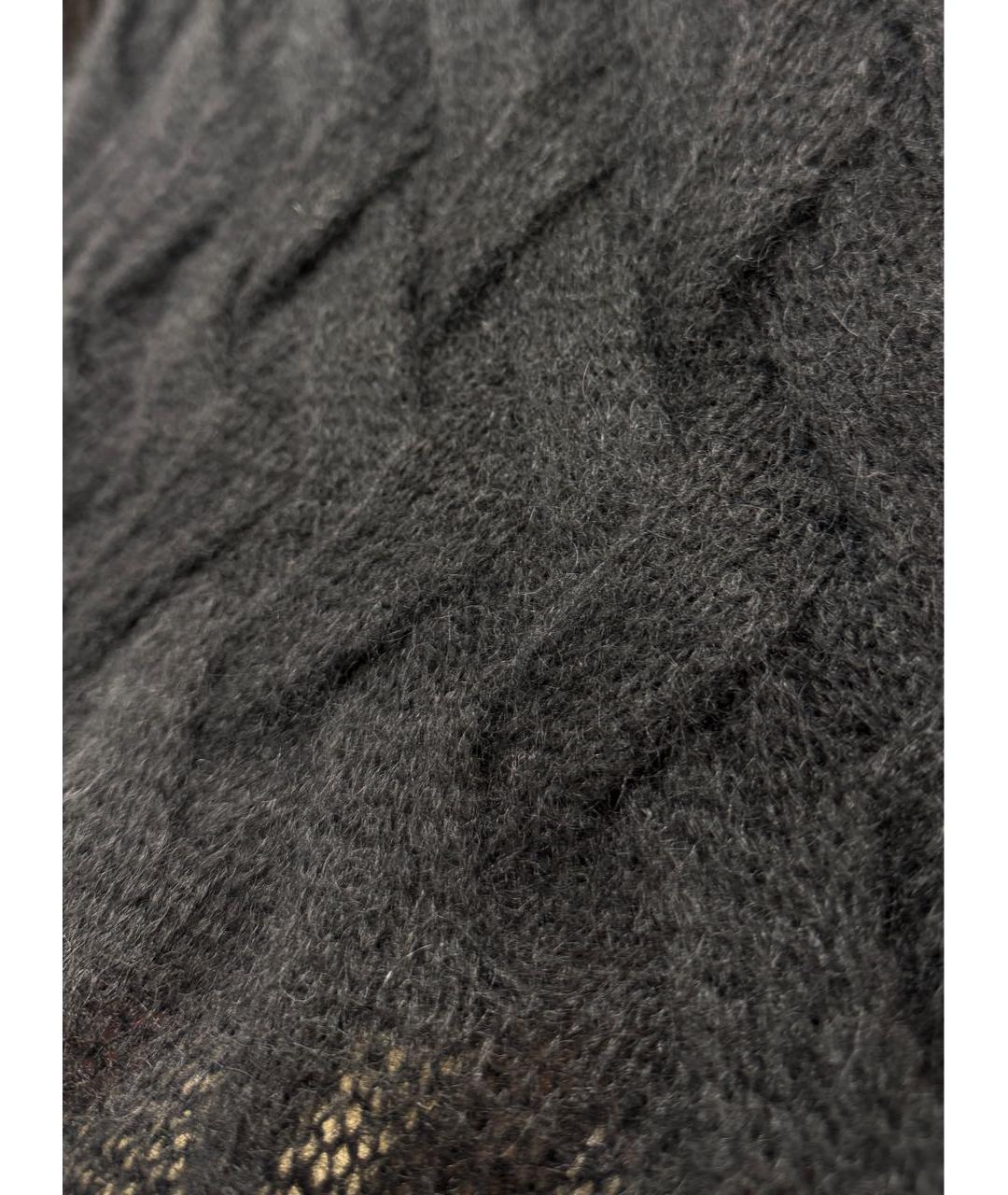 SEMICOUTURE Черный шерстяной джемпер / свитер, фото 4