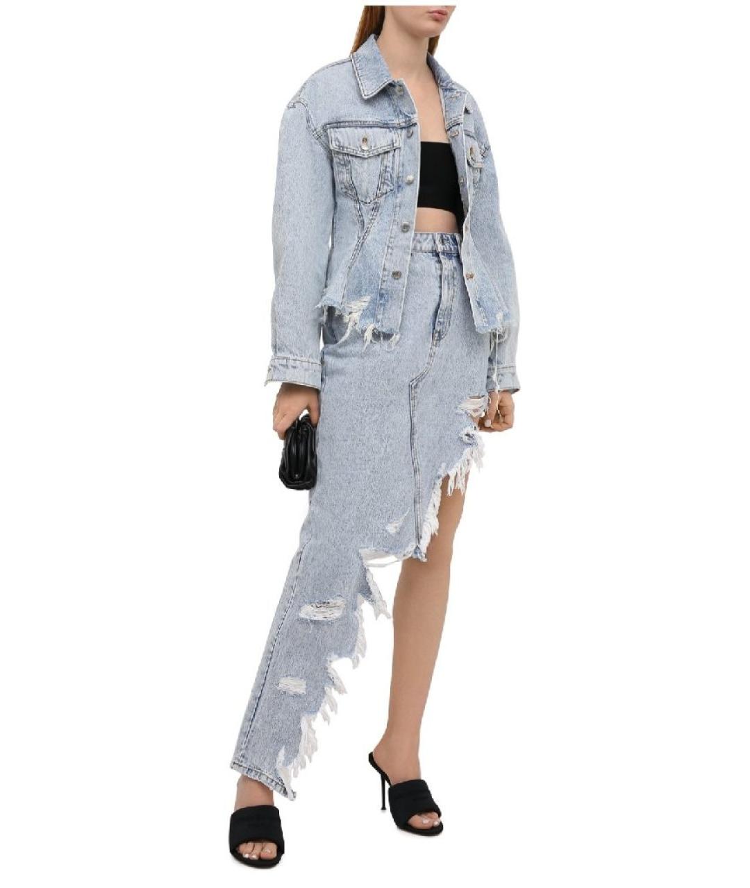 ALEXANDER WANG Голубая деним куртка, фото 7