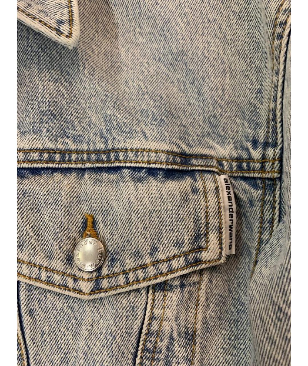 ALEXANDER WANG Голубая деним куртка, фото 5