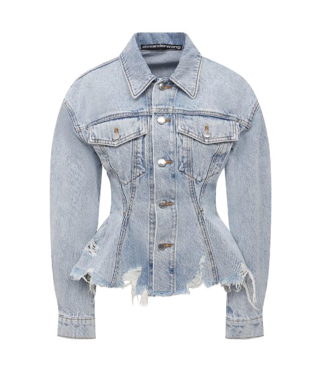 ALEXANDER WANG Голубая деним куртка, фото 8