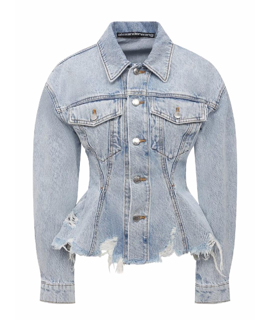 ALEXANDER WANG Голубая деним куртка, фото 1