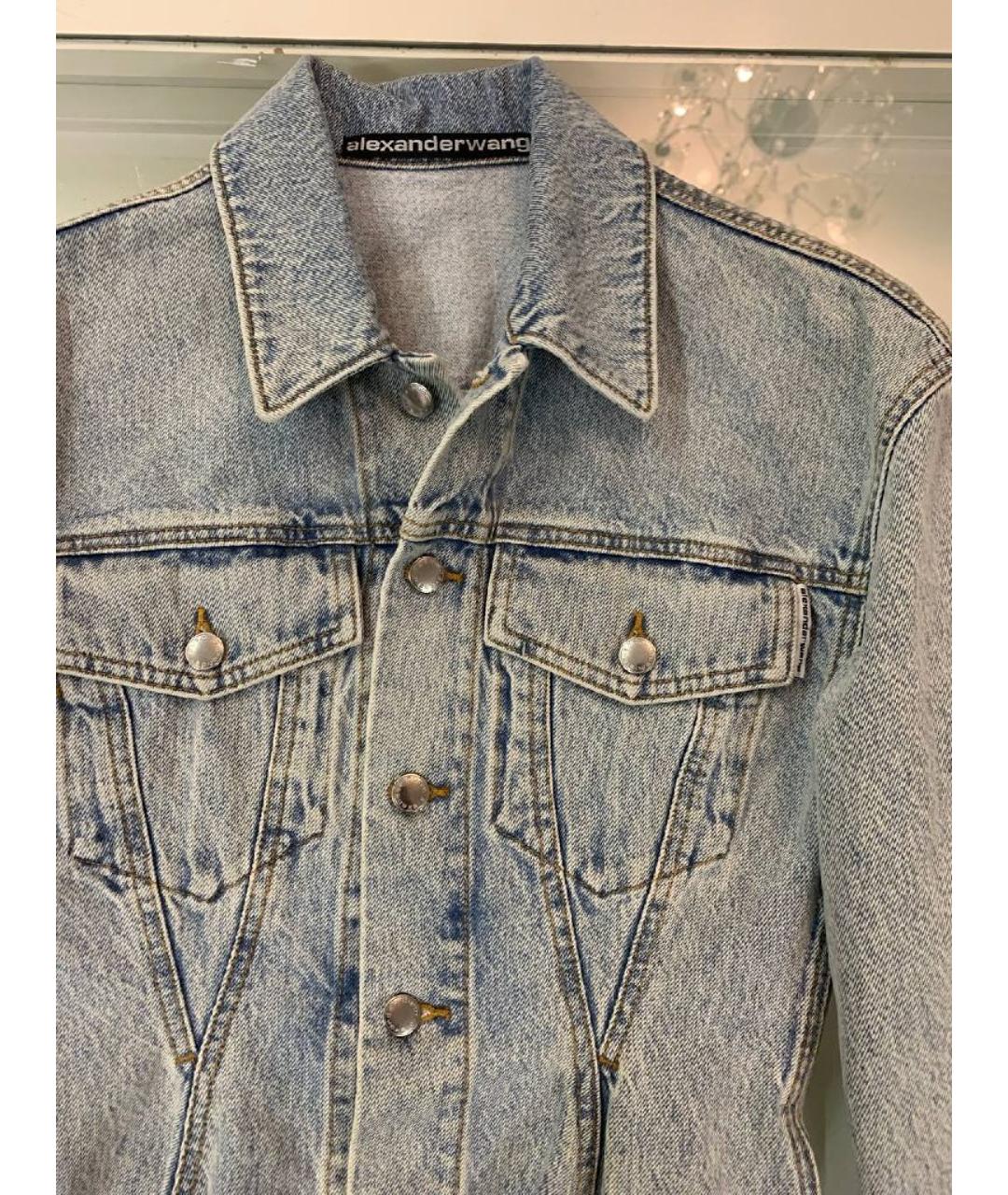 ALEXANDER WANG Голубая деним куртка, фото 6