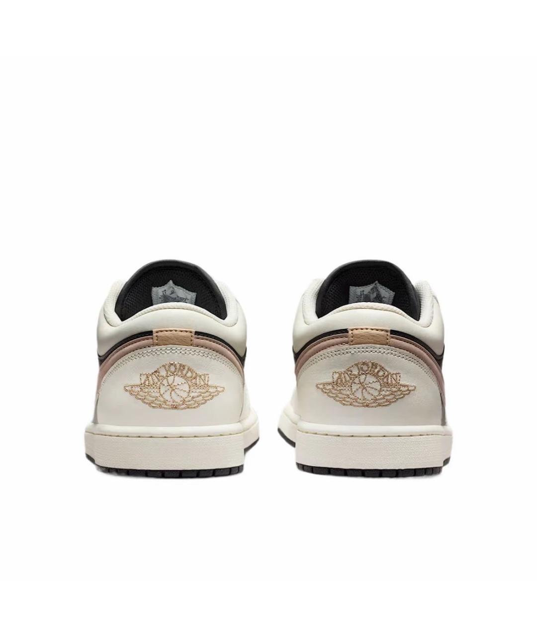 JORDAN Белые кожаные низкие кроссовки / кеды, фото 4