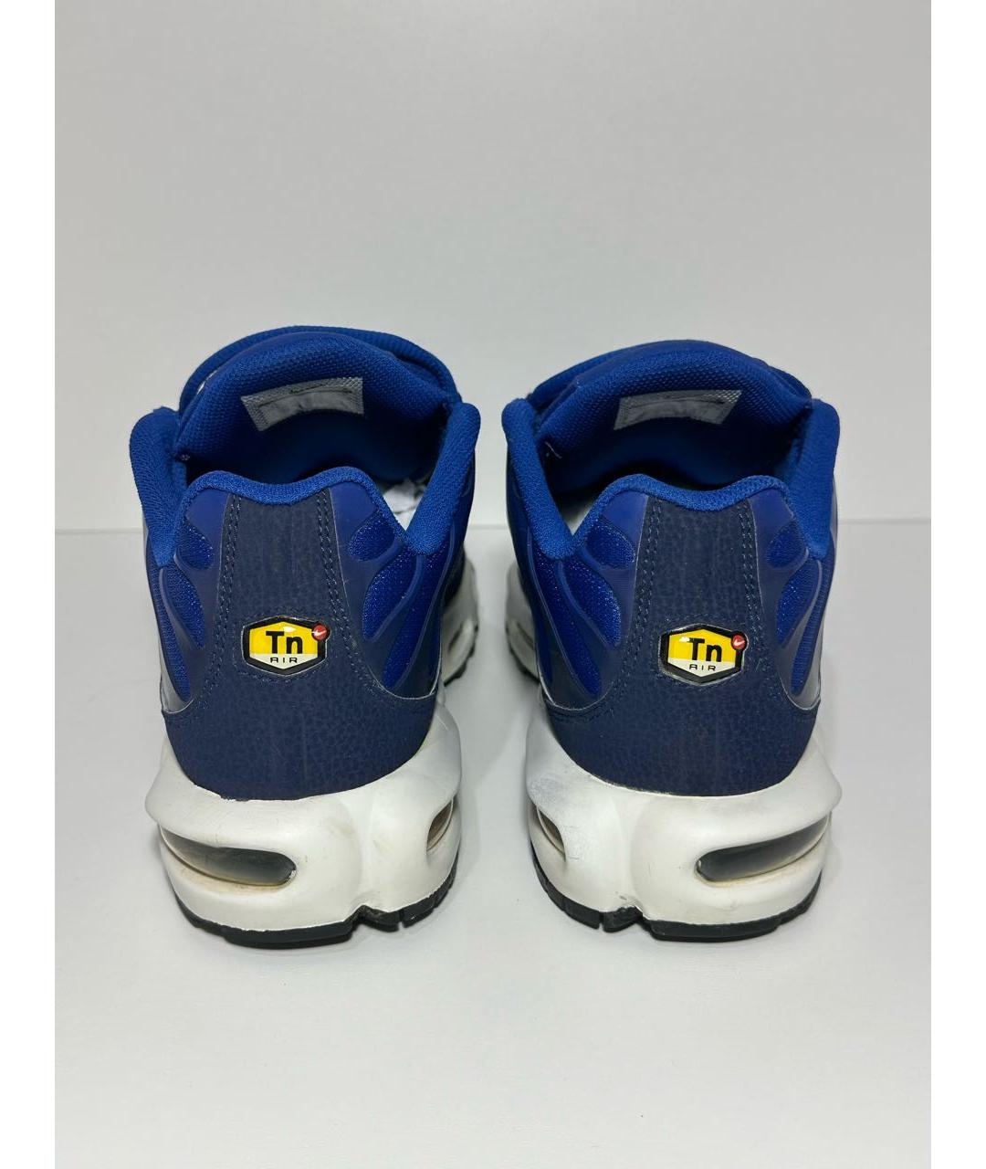 NIKE Синие синтетические низкие кроссовки / кеды, фото 4