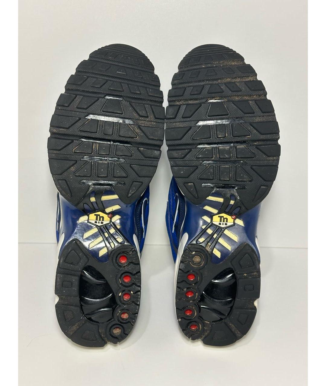 NIKE Синие синтетические низкие кроссовки / кеды, фото 8