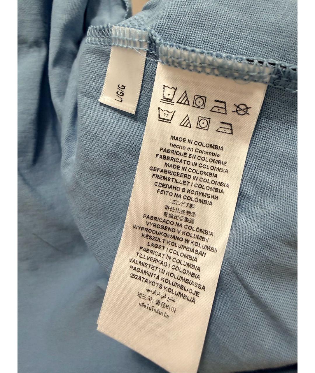 MICHAEL KORS Голубая хлопковая футболка, фото 6