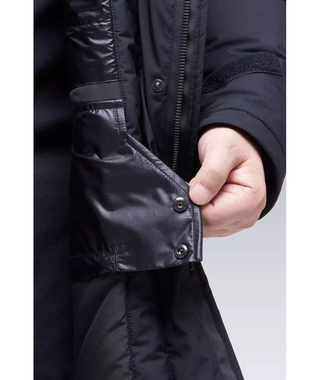 ACRONYM® Черный полиамидовый тренч / плащ, фото 4