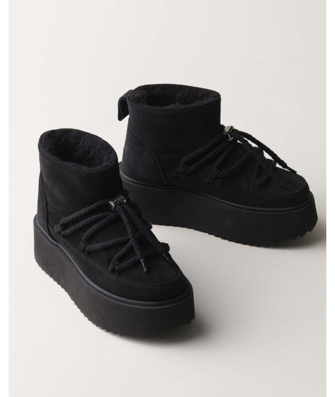 INUIKII Черные кожаные ботинки, фото 2