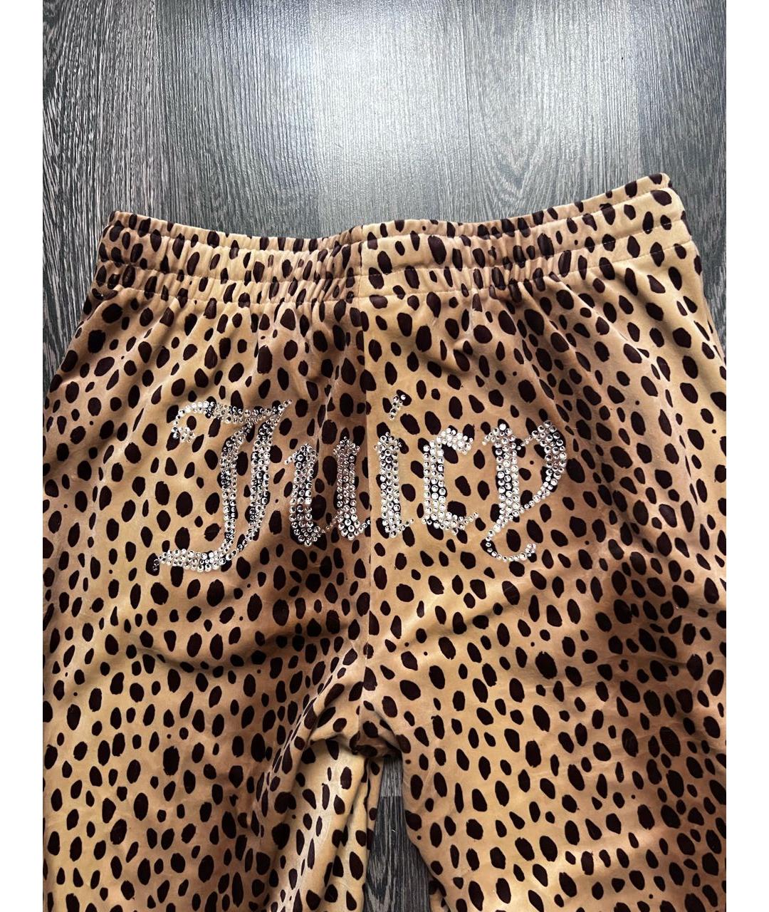JUICY COUTURE Велюровые прямые брюки, фото 6