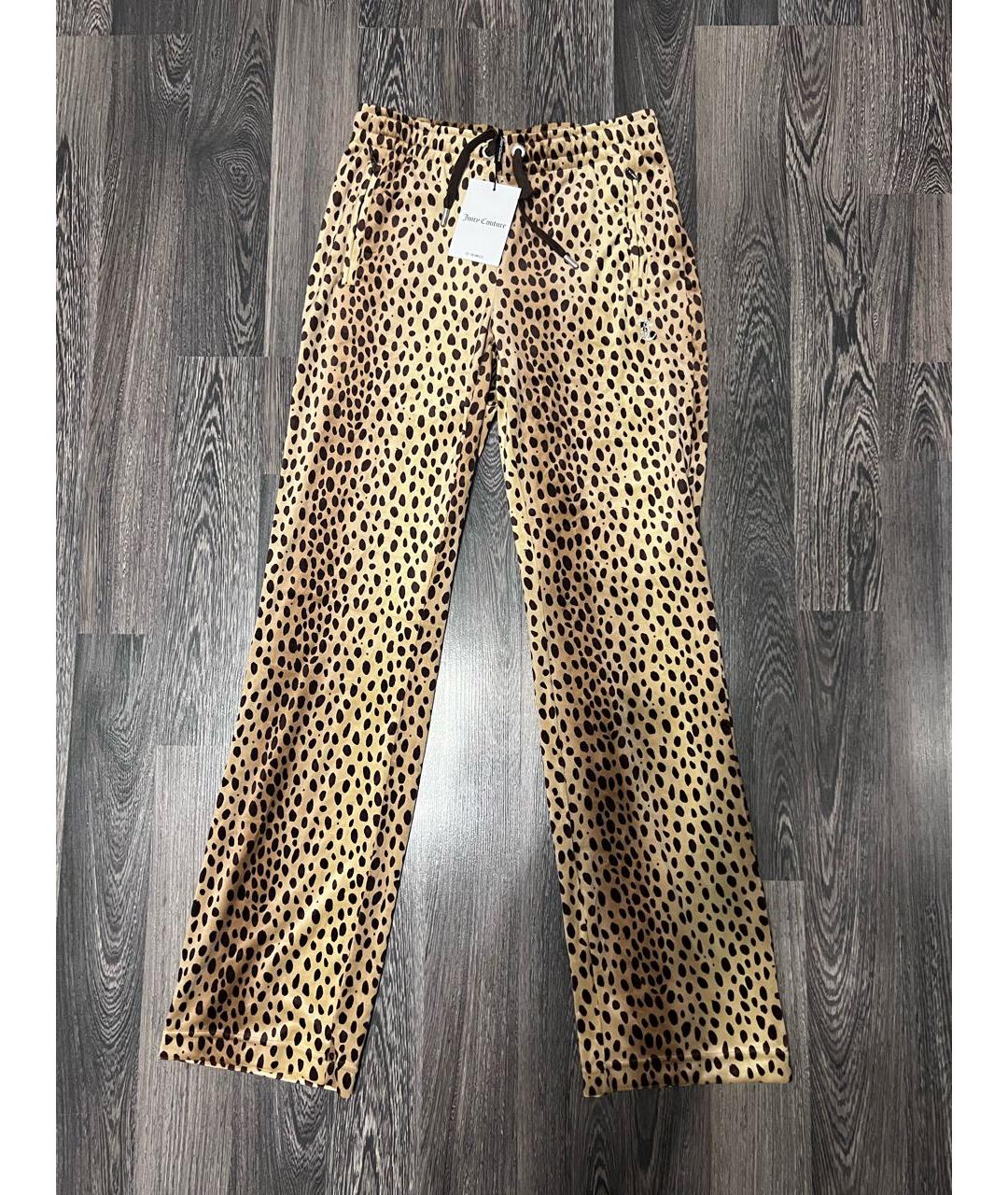 JUICY COUTURE Велюровые прямые брюки, фото 7