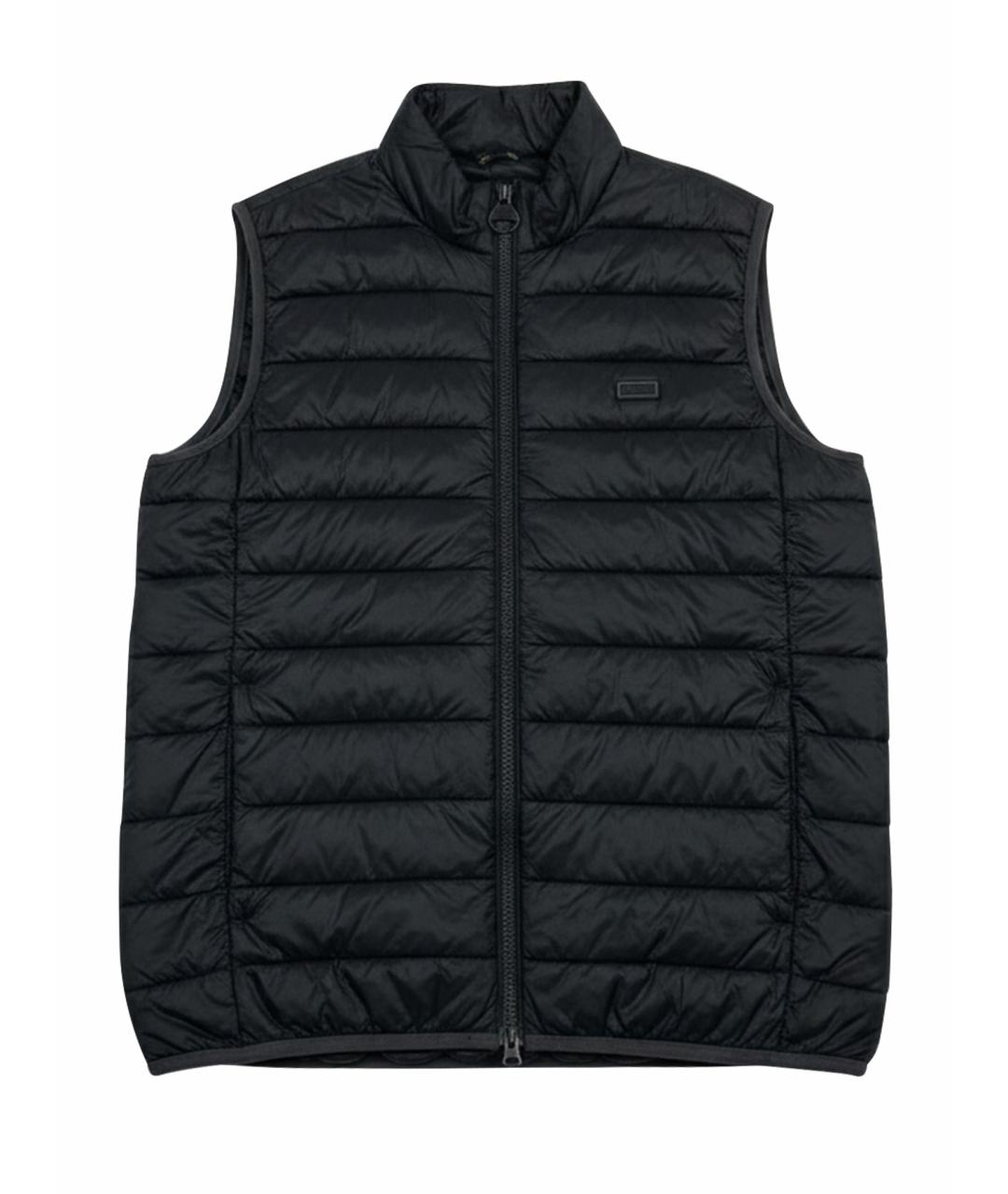 BARBOUR Черный полиэстеровый жилет, фото 1