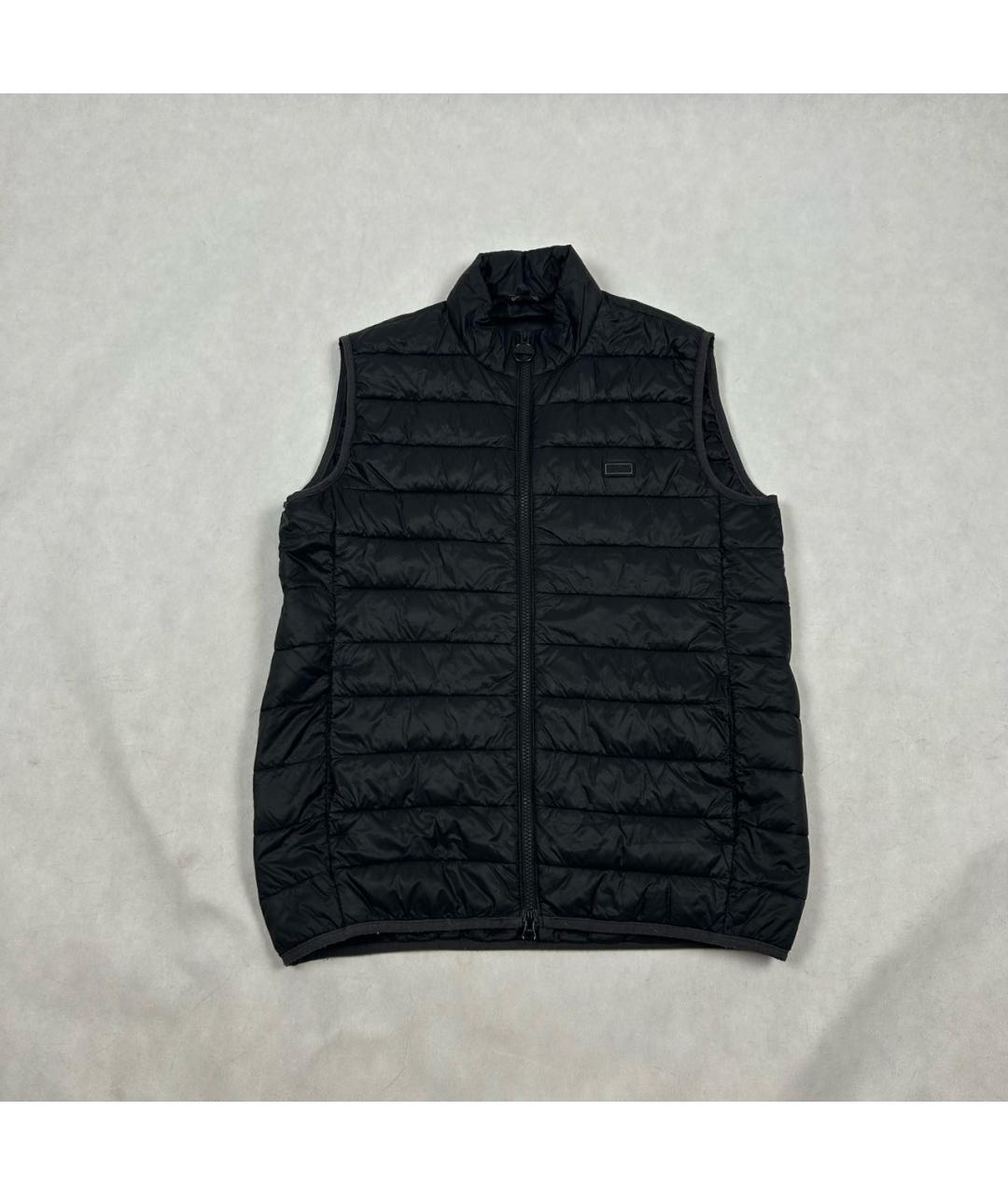 BARBOUR Черный полиэстеровый жилет, фото 8