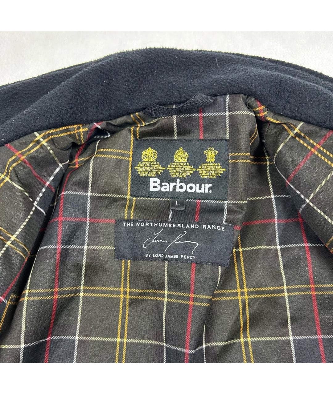 BARBOUR Черная полиэстеровая куртка, фото 5