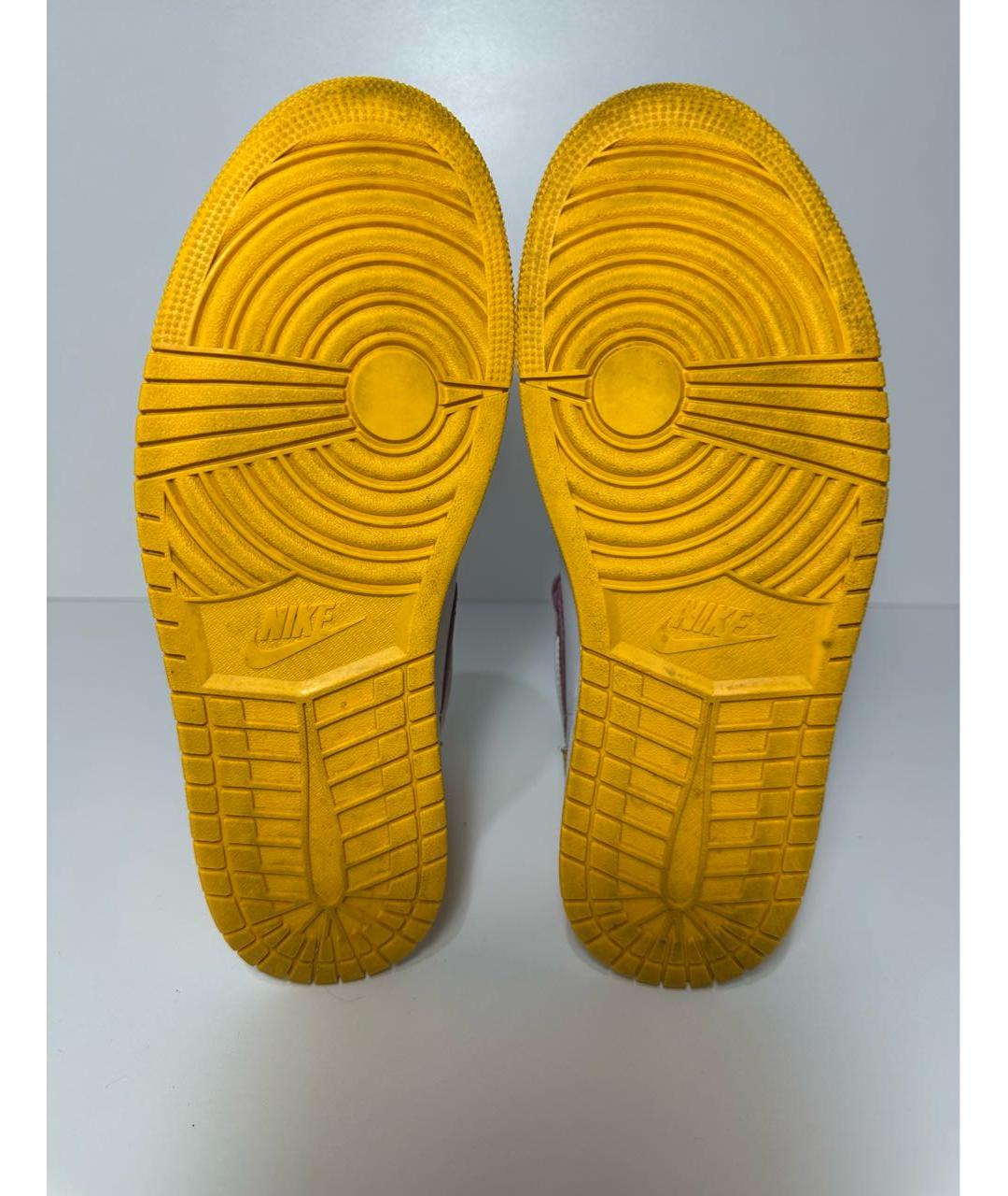 JORDAN Мульти кожаные высокие кроссовки / кеды, фото 8