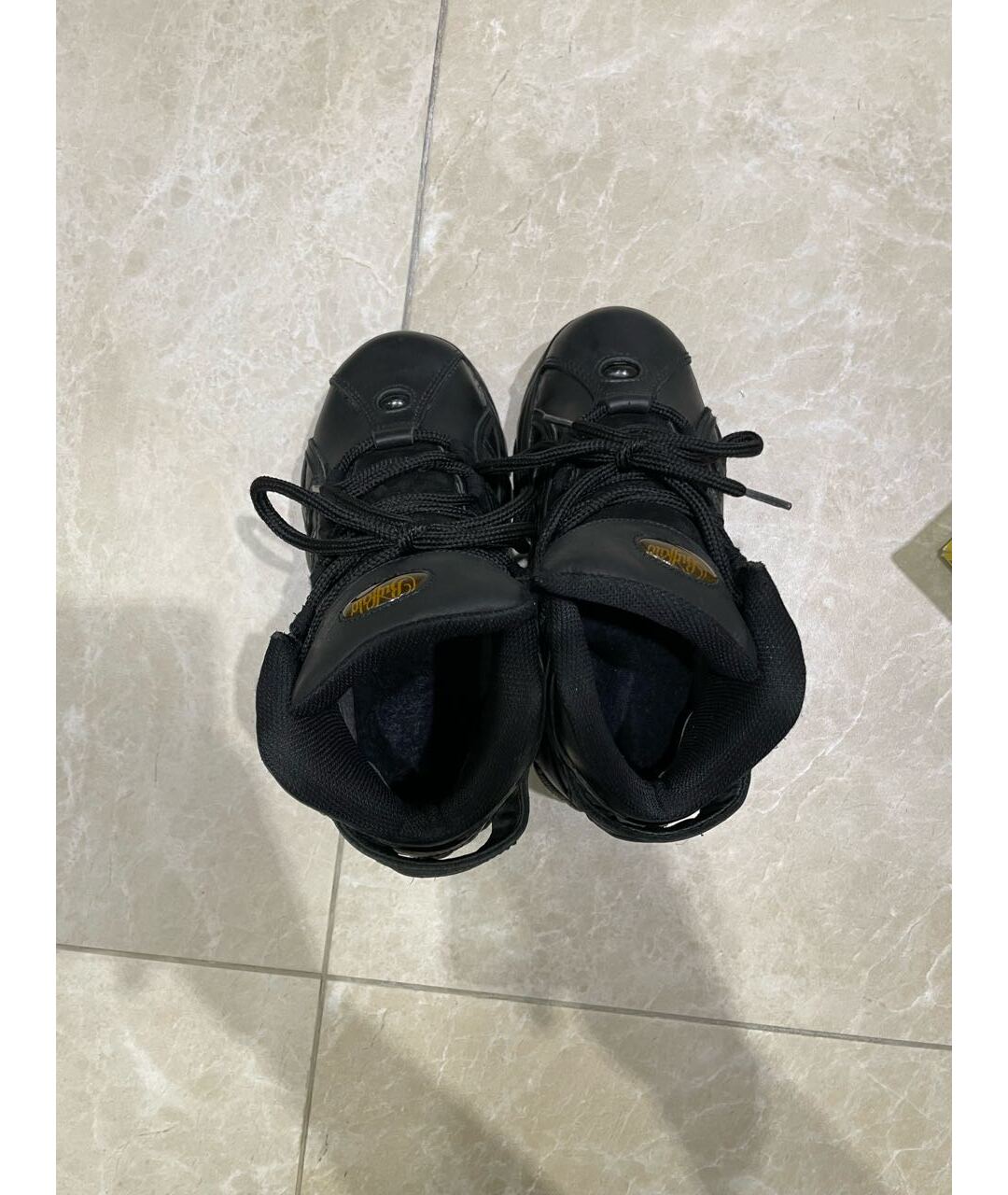 BUFFALO Черные кожаные ботинки, фото 2