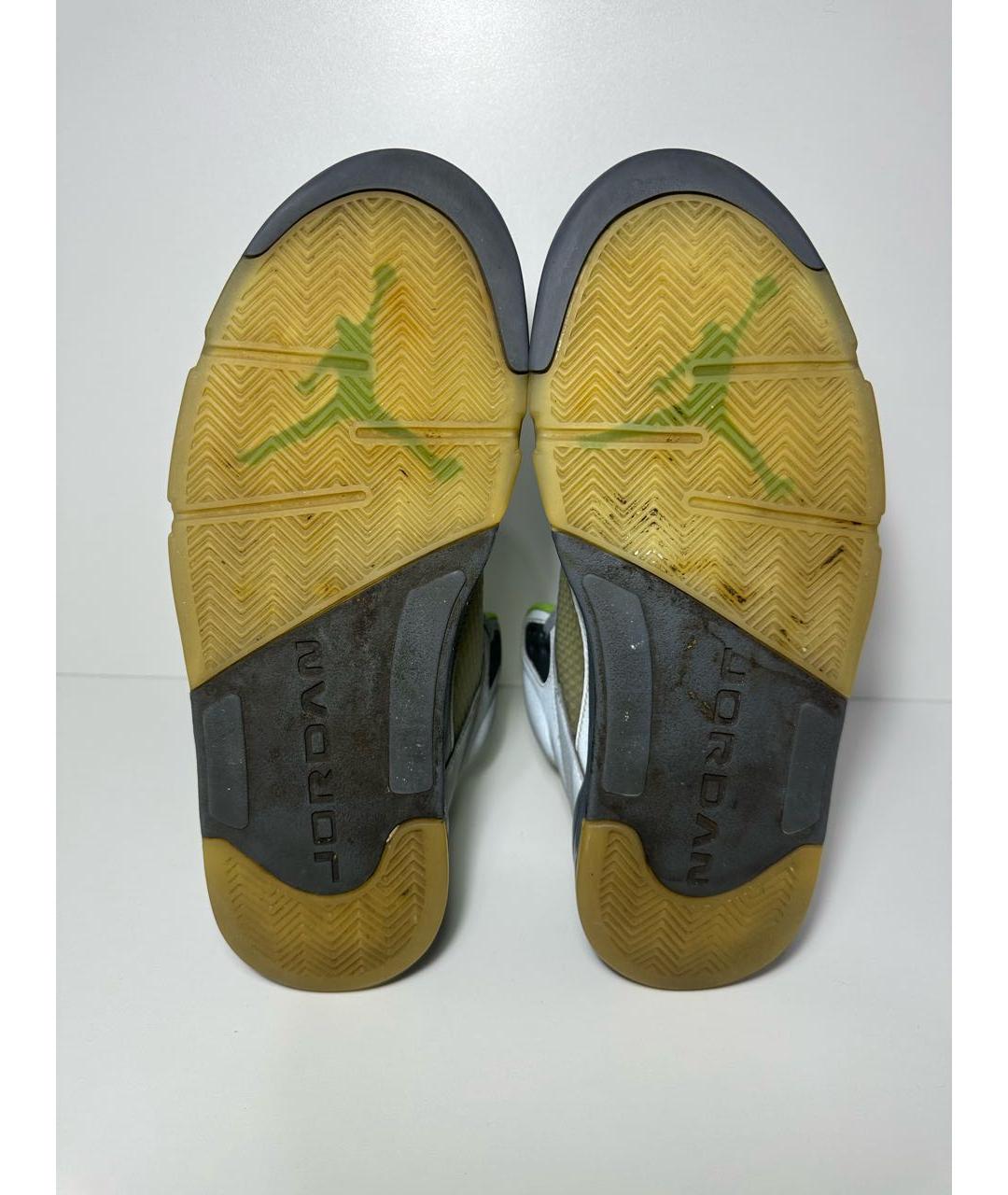 JORDAN Серые высокие кроссовки / кеды, фото 8