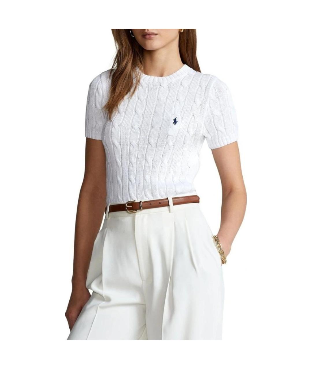 POLO RALPH LAUREN Белый джемпер / свитер, фото 3