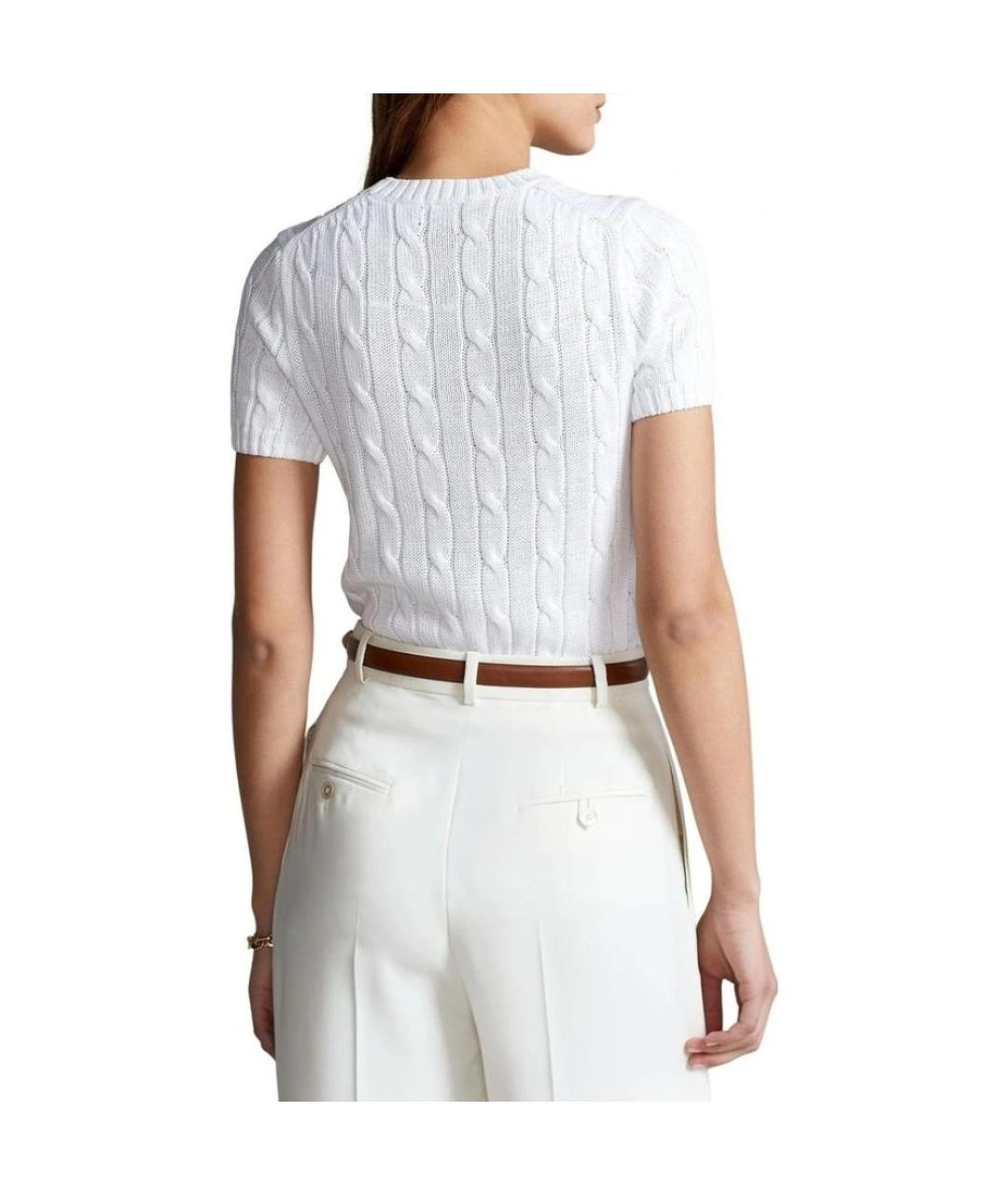 POLO RALPH LAUREN Белый джемпер / свитер, фото 4