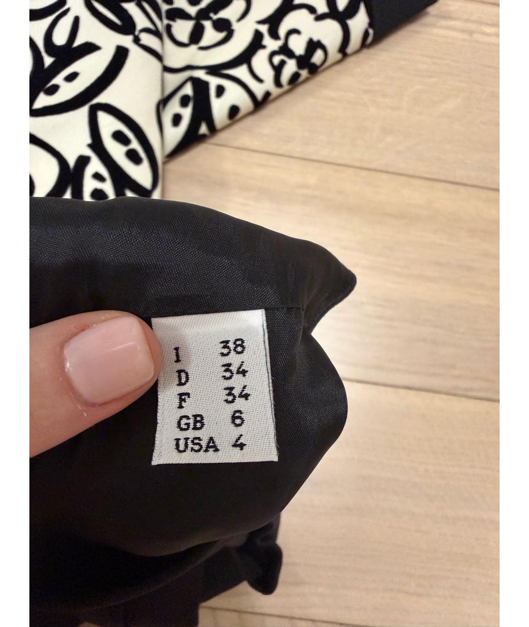 MOSCHINO Черное полиэстеровое повседневное платье, фото 3