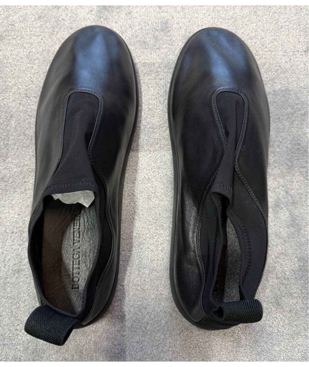 BOTTEGA VENETA Черные кожаные туфли, фото 3