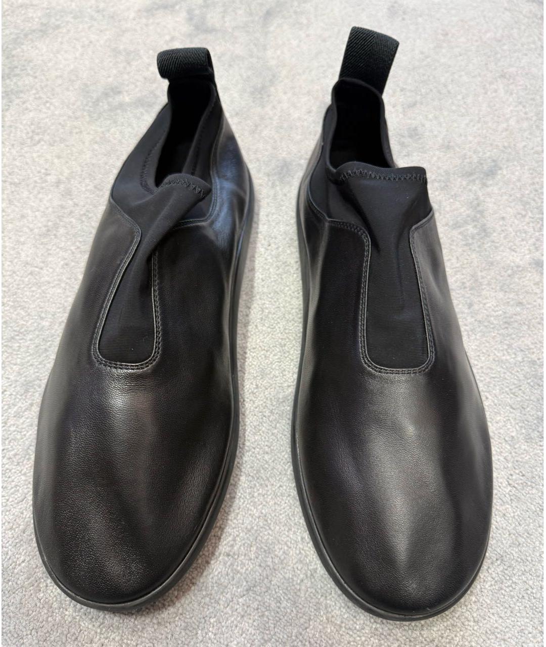 BOTTEGA VENETA Черные кожаные туфли, фото 2