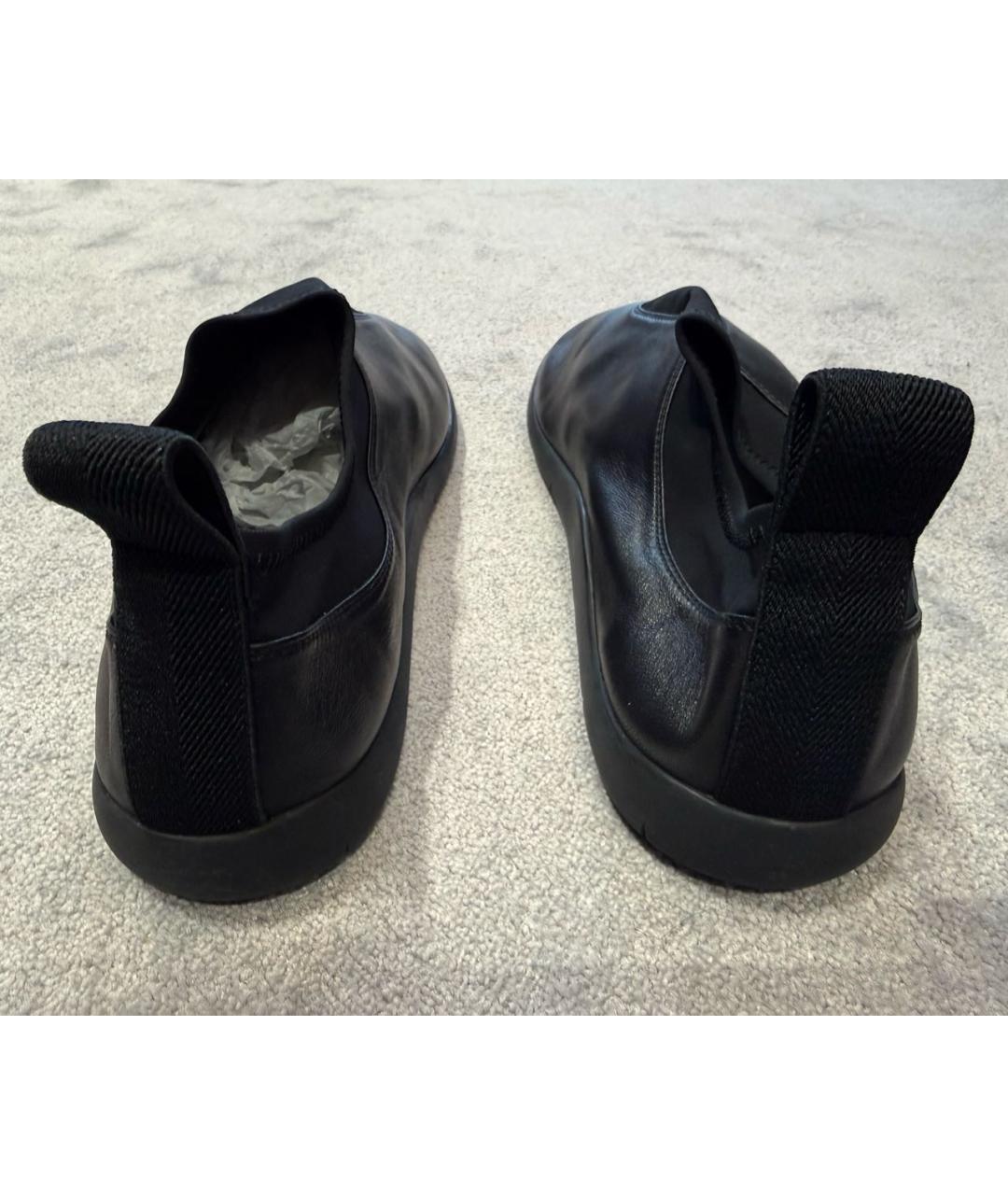 BOTTEGA VENETA Черные кожаные туфли, фото 4