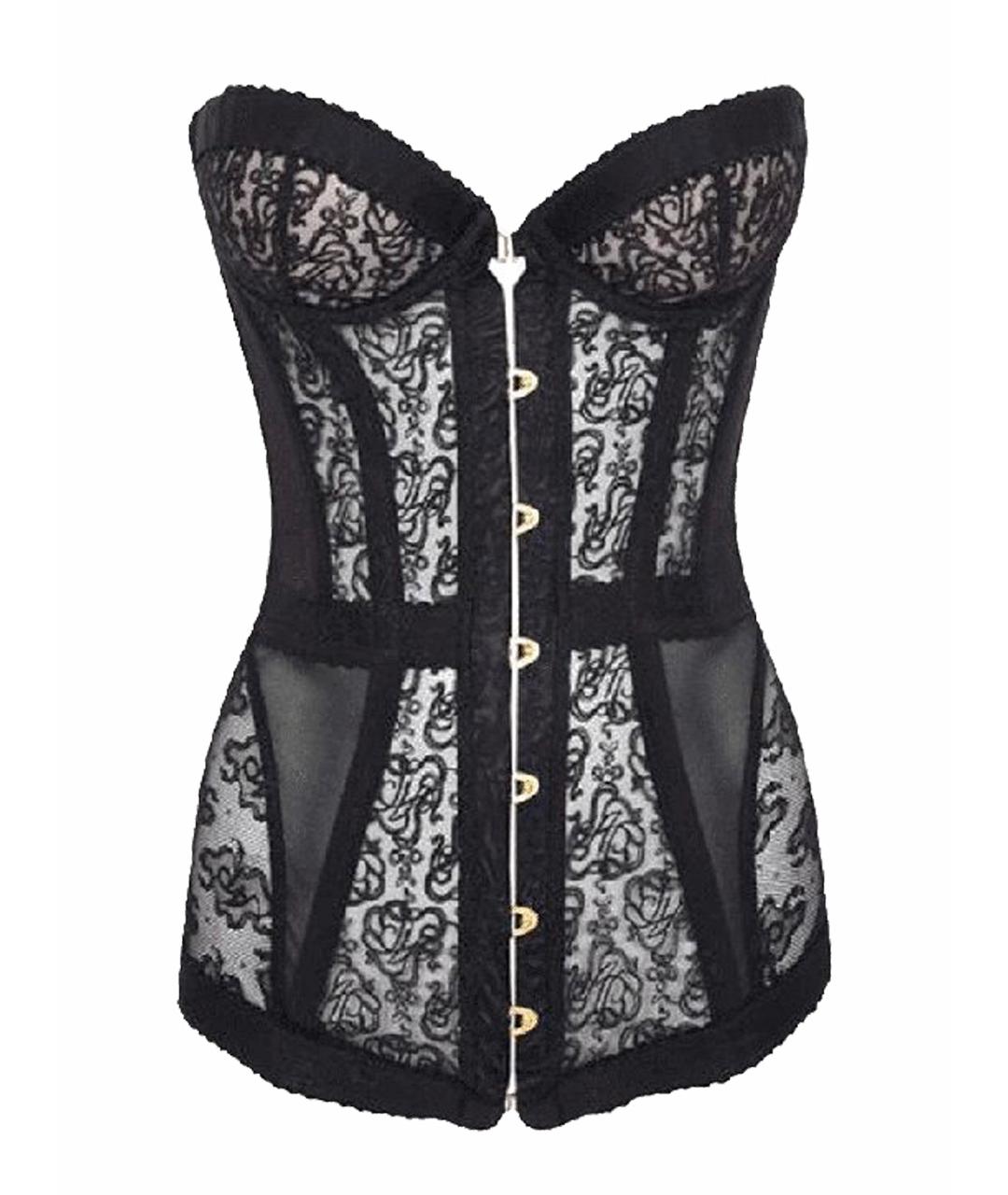 AGENT PROVOCATEUR Черный полиэстеровый корсет, фото 1