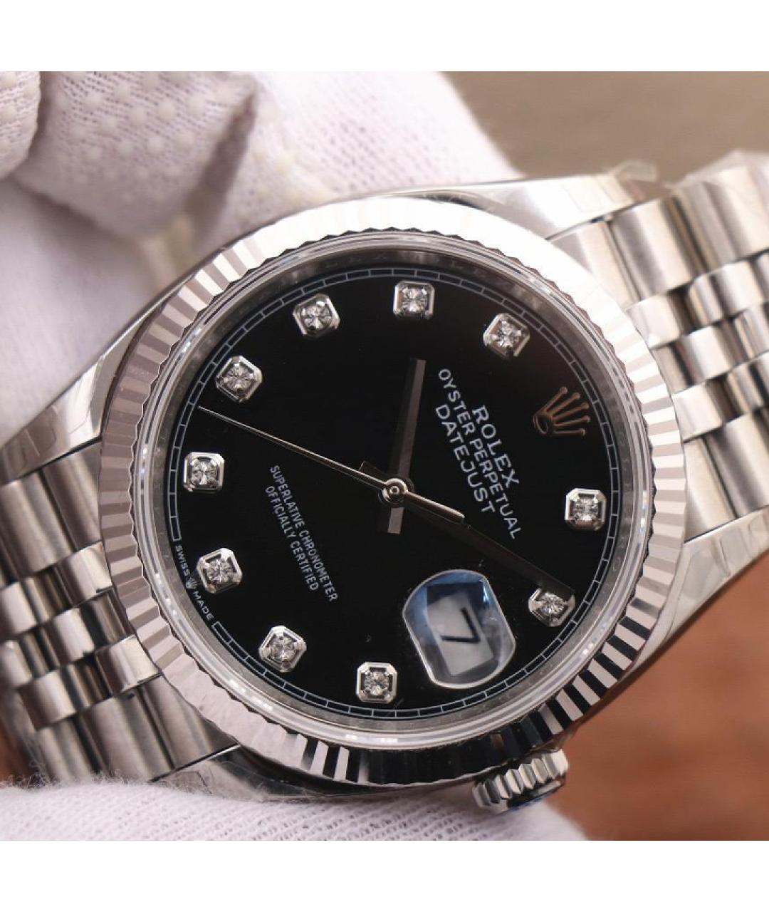 ROLEX Серебряные часы из белого золота, фото 5