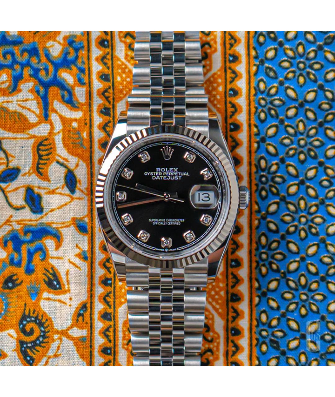 ROLEX Серебряные часы из белого золота, фото 2