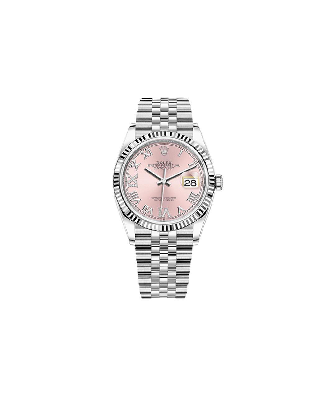 ROLEX Серебряные часы из белого золота, фото 1